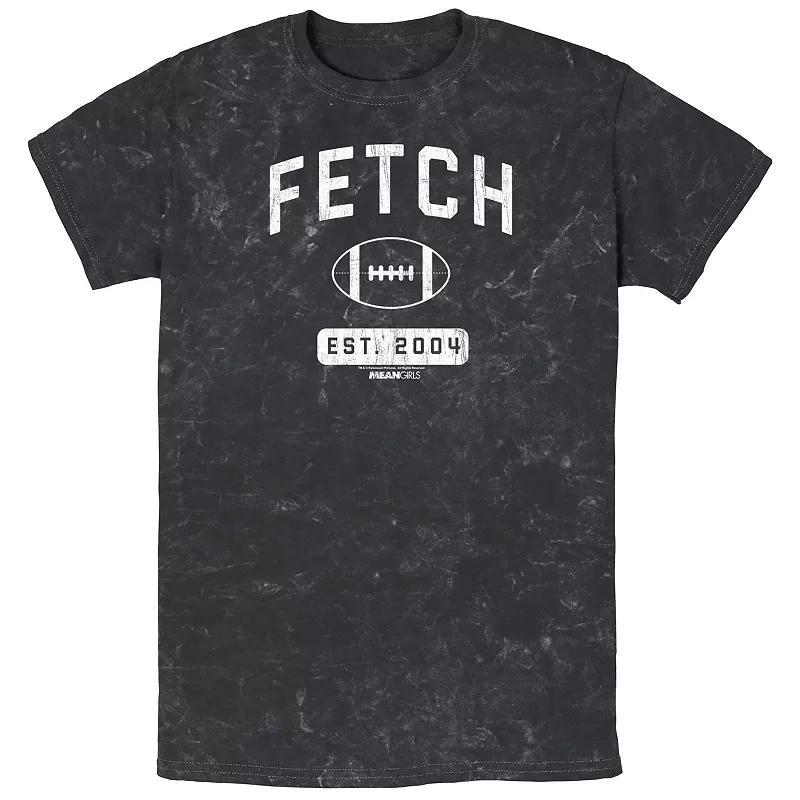 Mens Mean Girls Fetch Est. 2004 Mineral Wash Graphic Tee Product Image