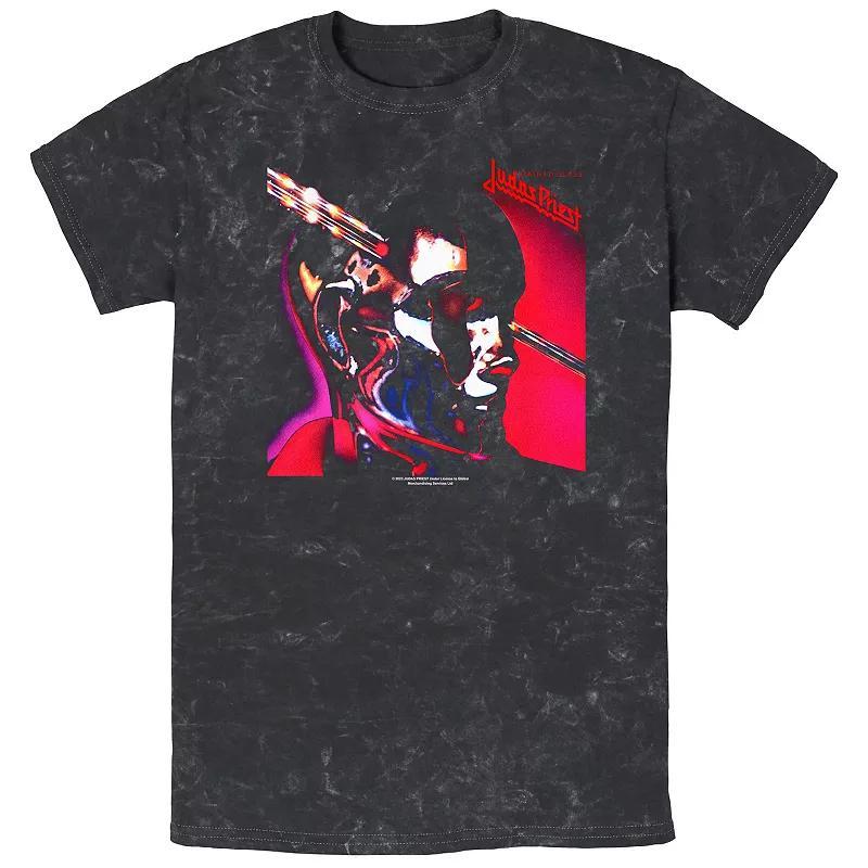 Mens Judas Priest Stained Class Mineral Wash Graphic Tee Product Image