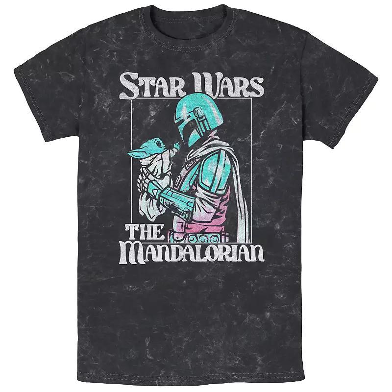 Mens Star Wars The Mandalorian Mando & Grogu Together Graphic Tee Product Image