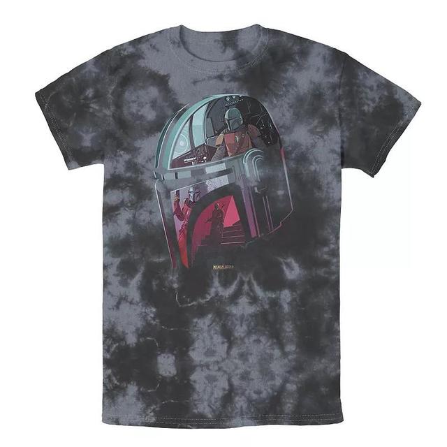 Mens Star Wars The Mandalorian Helmet Reflection Tee, Boys Product Image