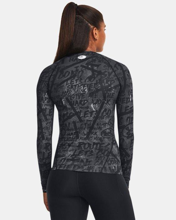 Women's HeatGear® Message Compression Long Sleeve Product Image