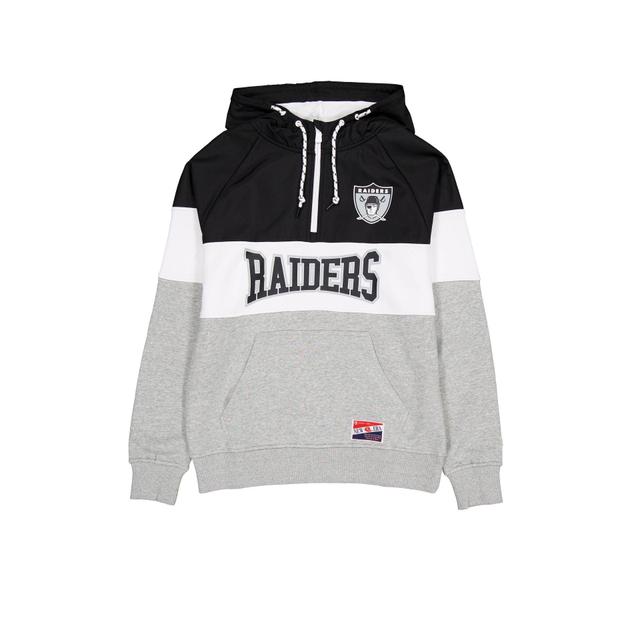 Las Vegas Raiders Throwback Color Block Hoodie Male Product Image