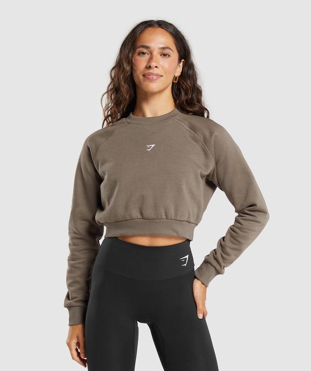 Training Fleece Cropped Sweatshirt Product Image