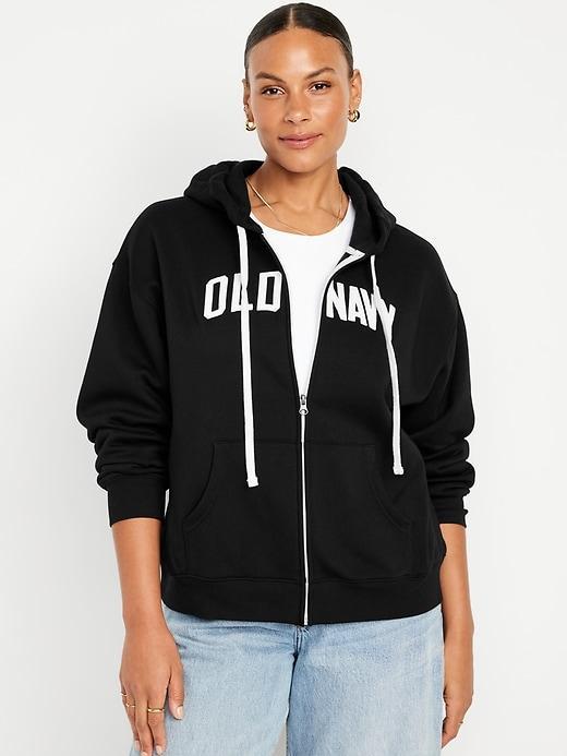 Logo Zip Hoodie Product Image