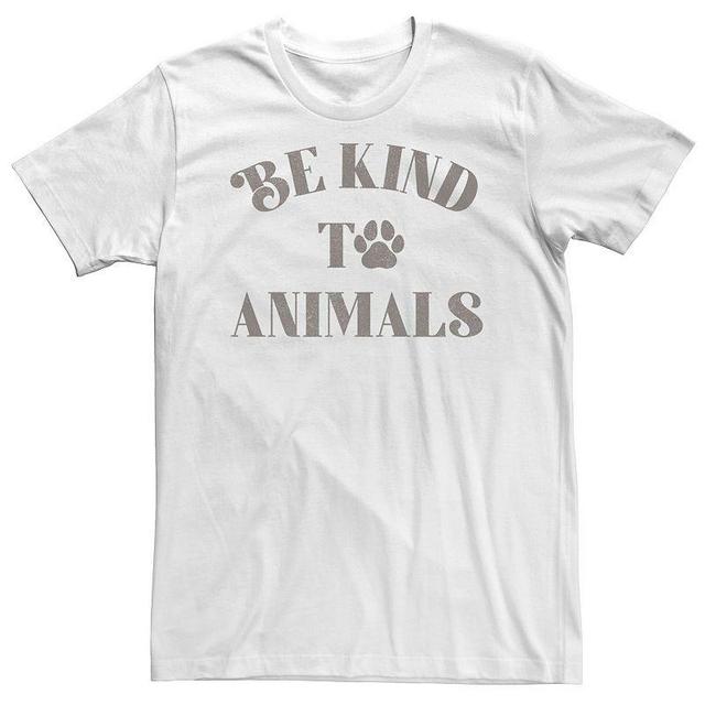 Big & Tall Trendy Be Kind To Animals Tee, Mens Product Image