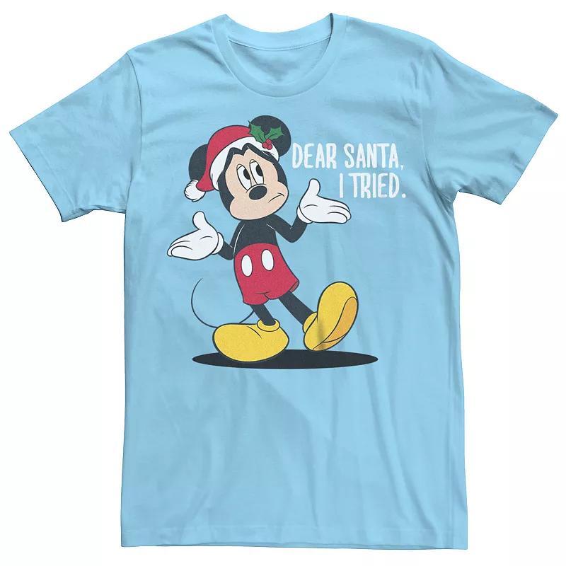 Disneys Mickey Mouse Mens Disappointed Dear Santa I Tried Tee Product Image