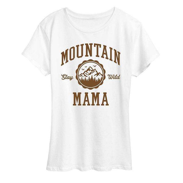 Womens Mountain Mama Graphic Tee, Girls Product Image