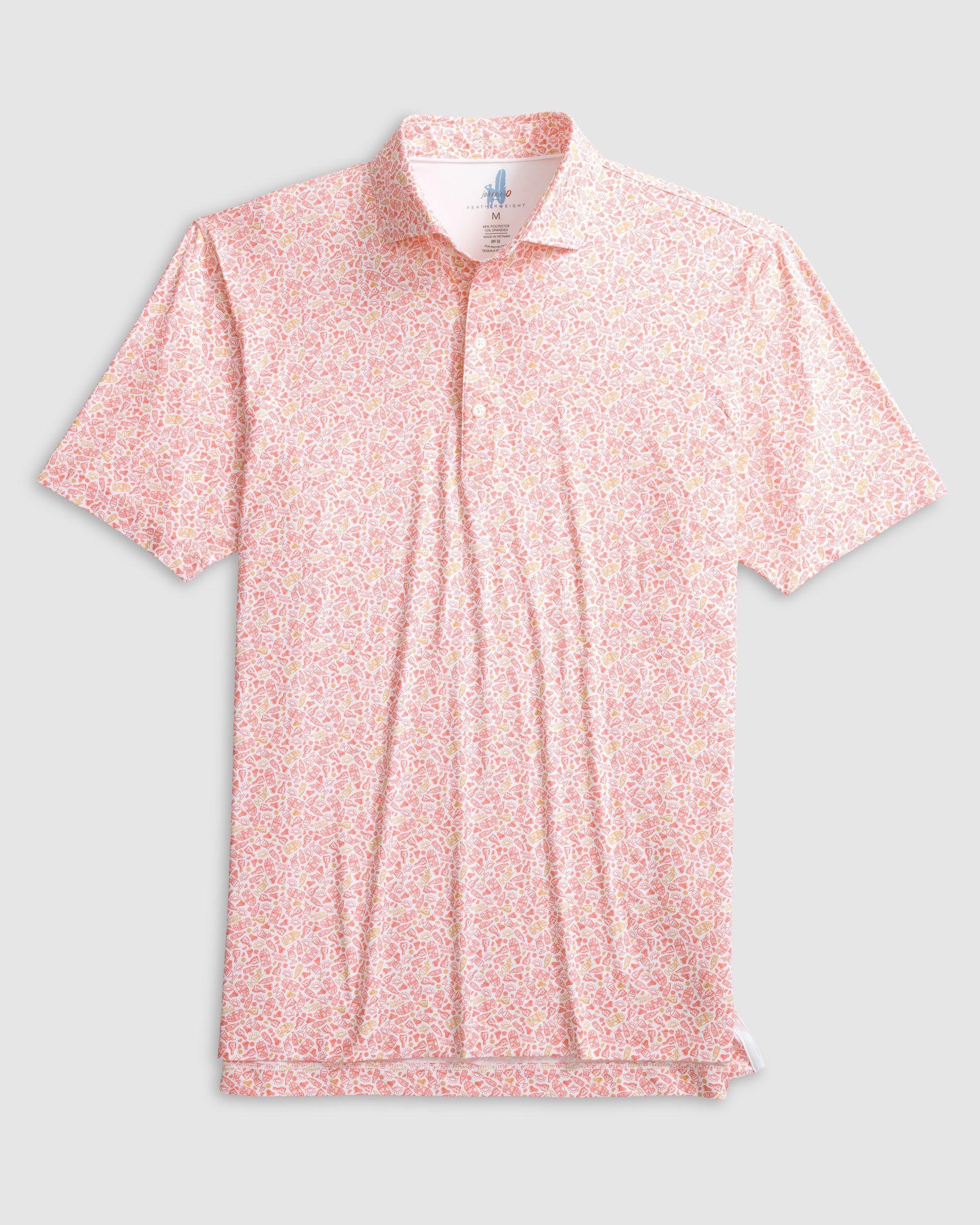 Tequila Sunrise Printed Featherweight Performance Polo Male Product Image