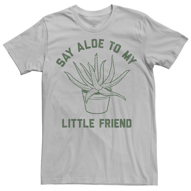 Mens Say Aloe To My Little Friend Plant Sketch Tee Product Image