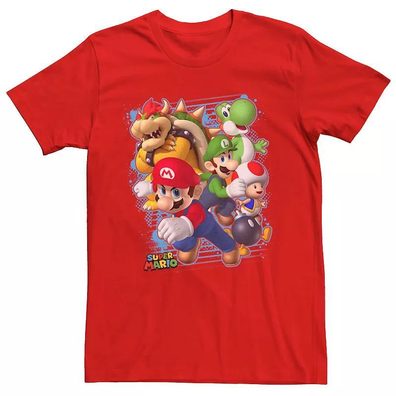 Mens Nintendo Super Mario Luigi Bowser Paint Tee Product Image