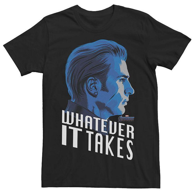 Mens Marvel Avengers: Endgame Captain America What Ever It Takes Tee Product Image