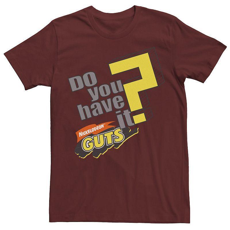 Mens Nickelodeon Guts Do You Have It Vintage Question Logo Graphic Tee Product Image