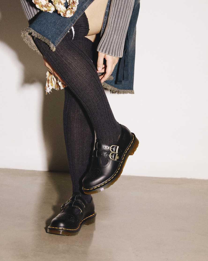 Dr. Martens 8065 Mary Jane Buckle Leather Shoes Product Image