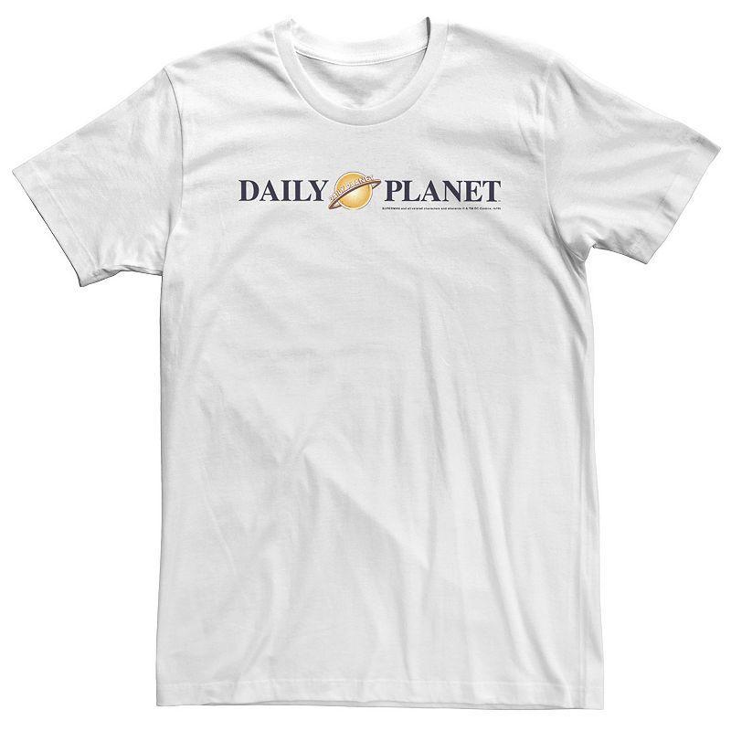 Big & Tall DC Comics Superman Daily Planet Text Logo Tee, Mens Product Image