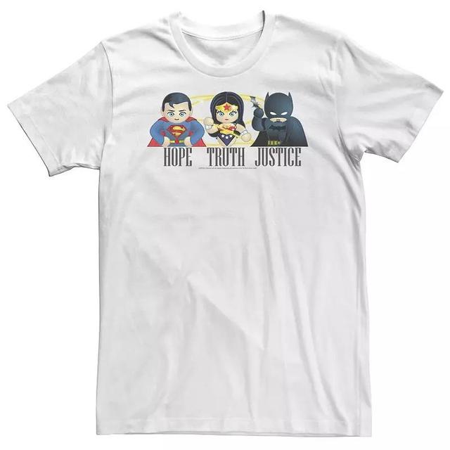 Big & Tall DC FanDome Justice League Hope Truth Justice Tee, Mens Product Image