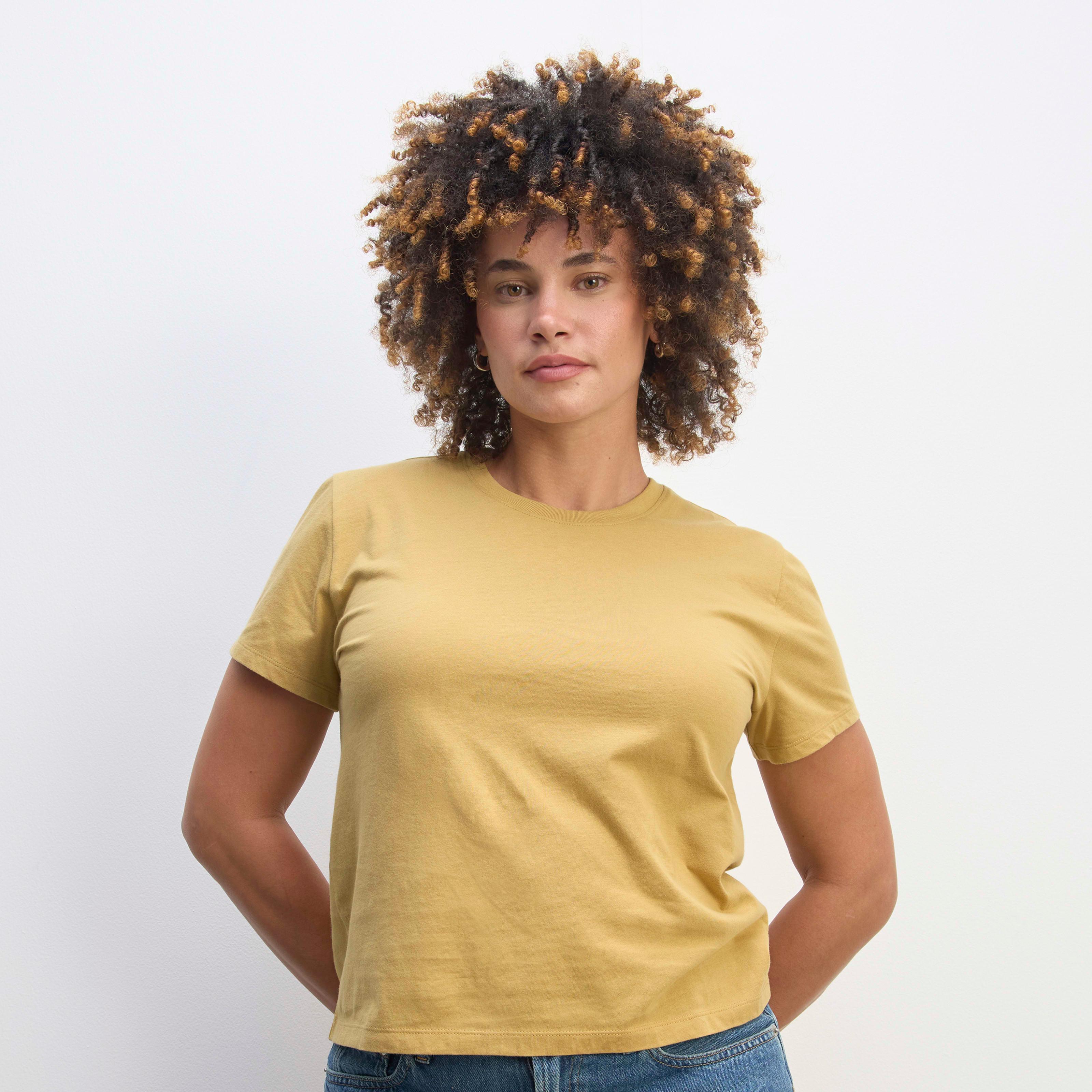 The Box-Cut Tee in Essential Cotton Product Image