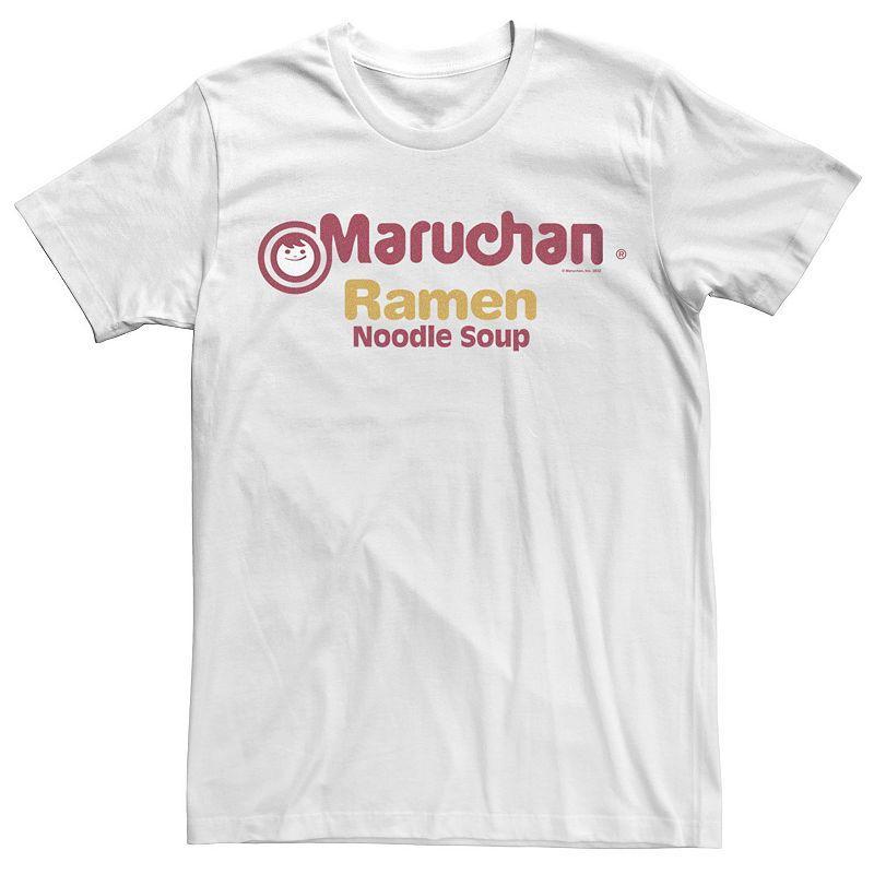 Mens Maruchan Ramen Noodle Soup Logo Graphic Tee White Product Image