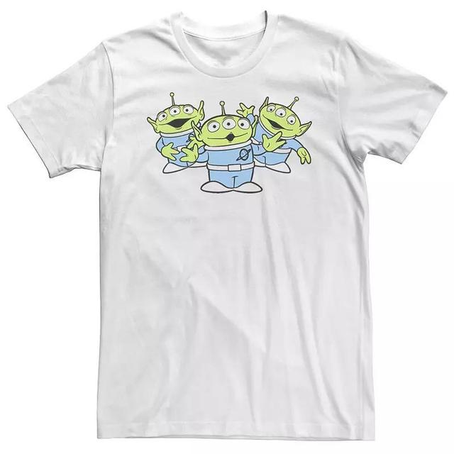 Big & Tall Disney / Pixar Toy Story Alien Trio Group Shot Tee, Mens White Product Image