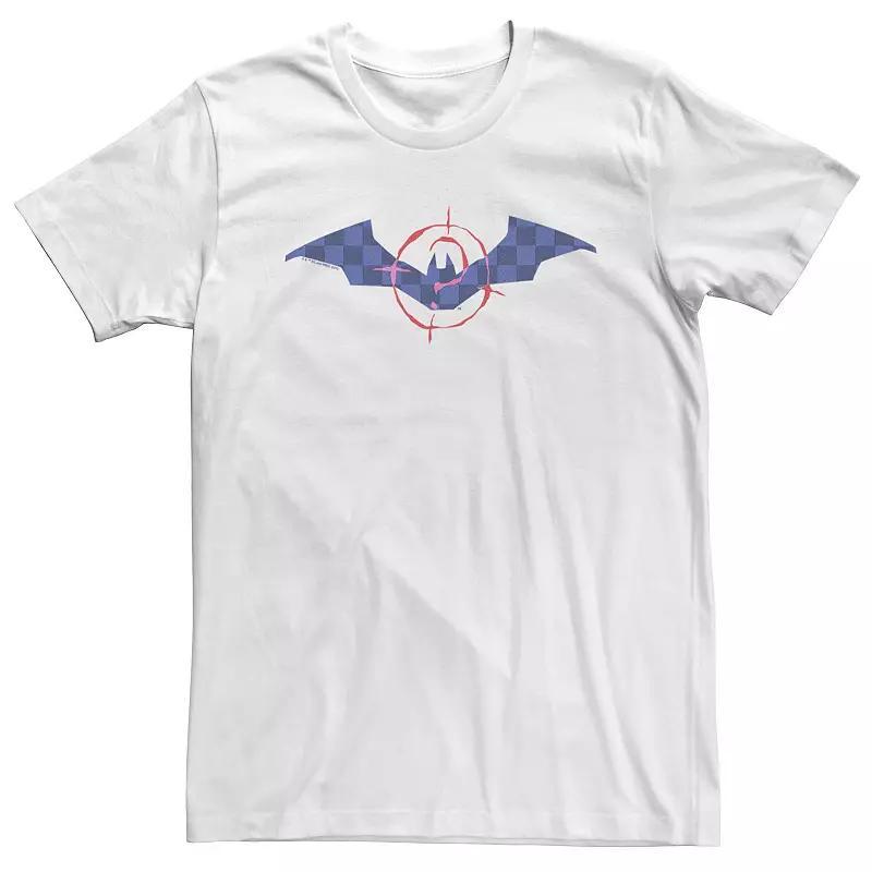 Big & Tall DC Comic Batman Mask Up Red And Blue Tee, Mens Product Image