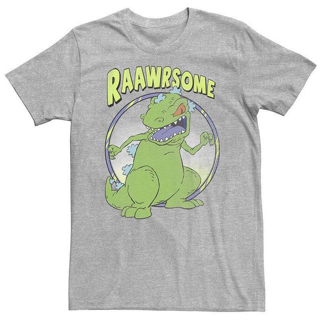 Big & Tall Nickelodeon Rugrats Reptar Raawrsome Circle Portrait Tee, Mens Med Grey Product Image