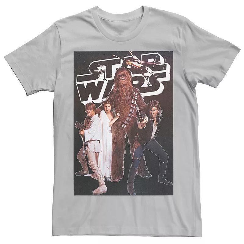 Mens Star Wars Vintage Group Poster Tee Product Image