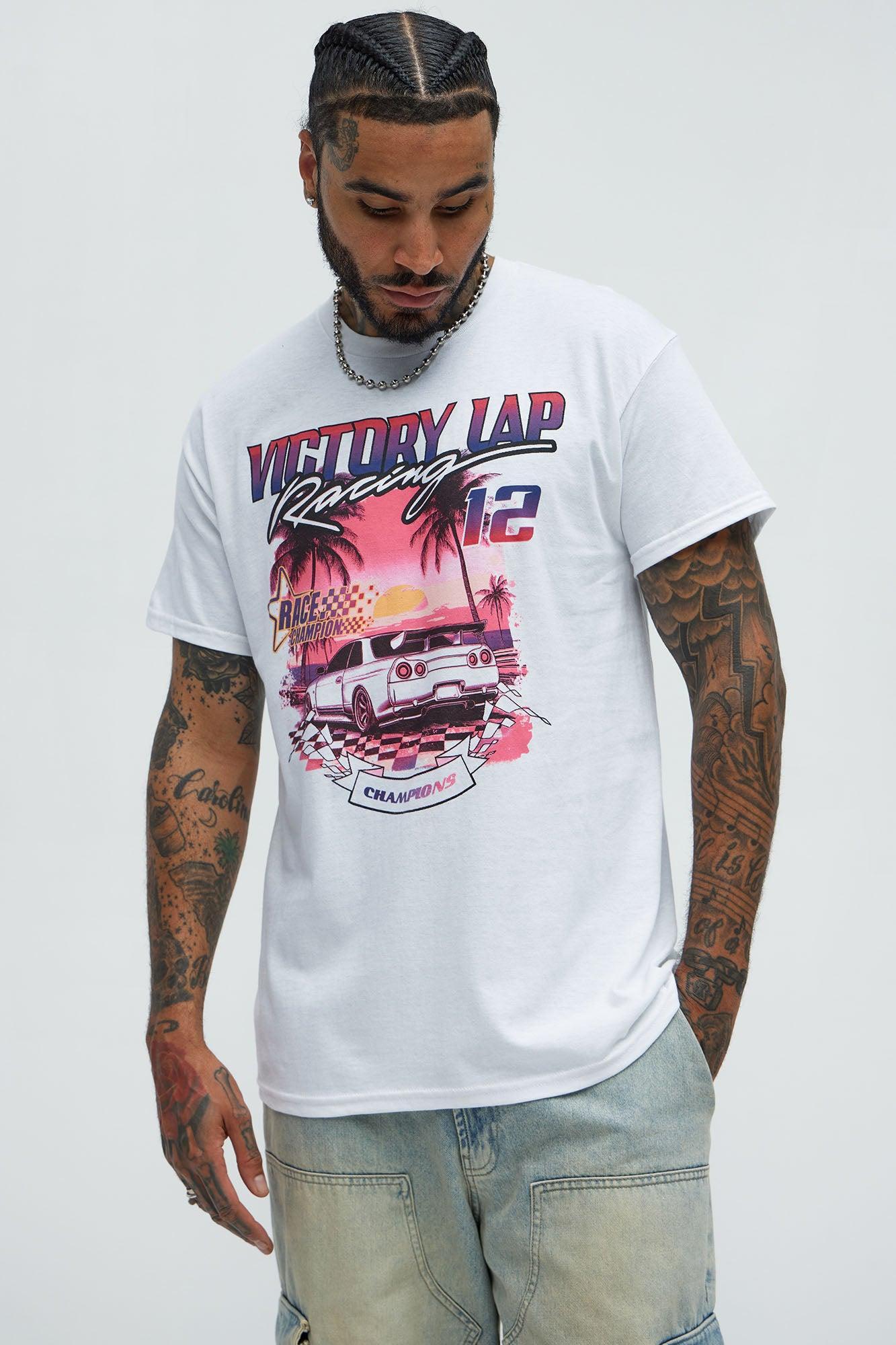 Victory Lap Racing Short Sleeve Tee - White Product Image