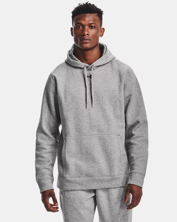 Men's UA Hustle Fleece Hoodie Product Image