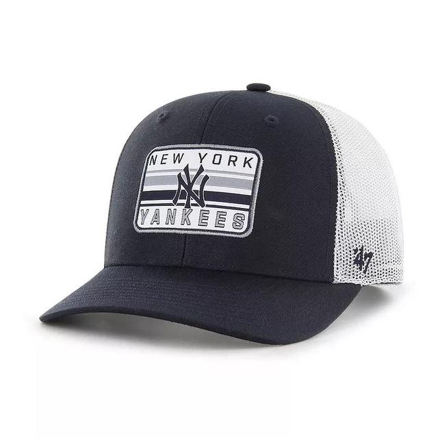 Mens 47 Brand Navy New York Yankees Drifter Trucker Adjustable Hat Product Image