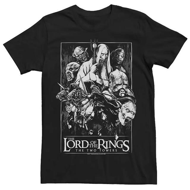 Mens The Lord Of The Rings The Two Towers Saurons Servants Graphic Tee Product Image