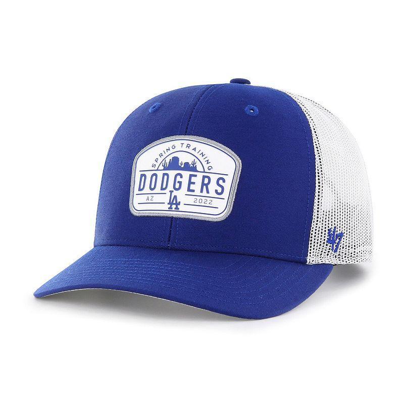 Mens 47 Royal Los Angeles Dodgers 2022 Spring Training Panorama Trucker Snapback Hat Product Image