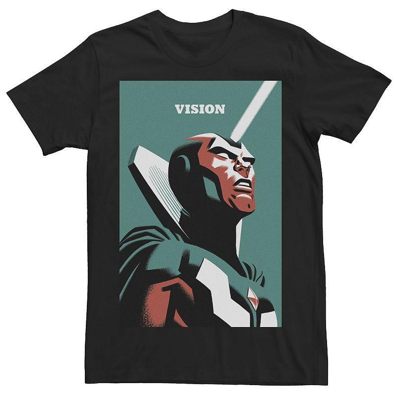 Mens Marvel Vision Simple Poster Tee Product Image