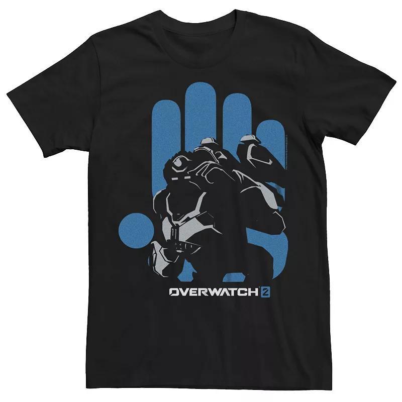 Mens Overwatch 2 Winston Silhouette Graphic Tee Product Image