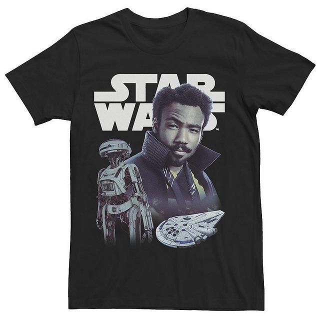 Mens Star Wars Han Solo Movie Lando Story Logo Tee Product Image