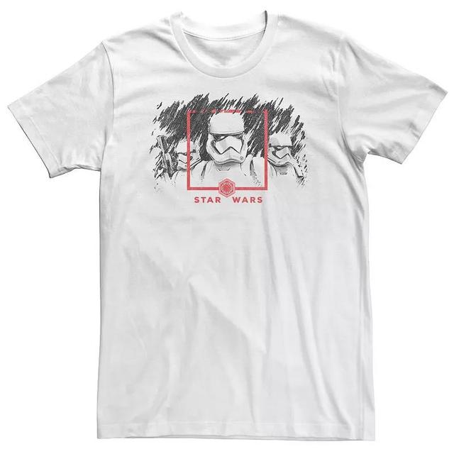 Big & Tall Star Wars The Rise of Skywalker Stormtrooper Smudge Tee, Mens Product Image