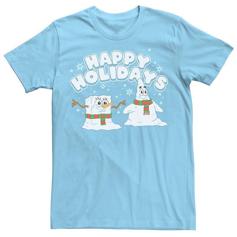 Mens Spongebob Squarepants Patrick Snowmen Tee Product Image