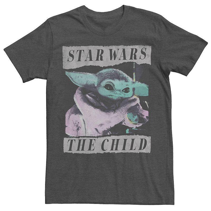 Mens Star Wars The Mandalorian The Child Ripped Poster Tee Product Image