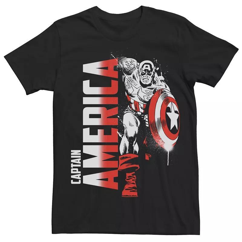 Mens Captain America Grounded Tee Product Image