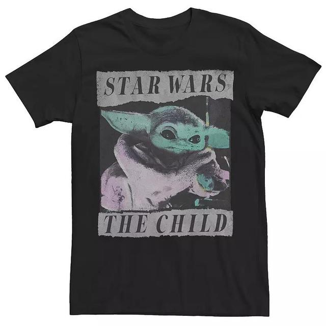 Mens Star Wars The Mandalorian The Child Ripped Poster Tee Product Image