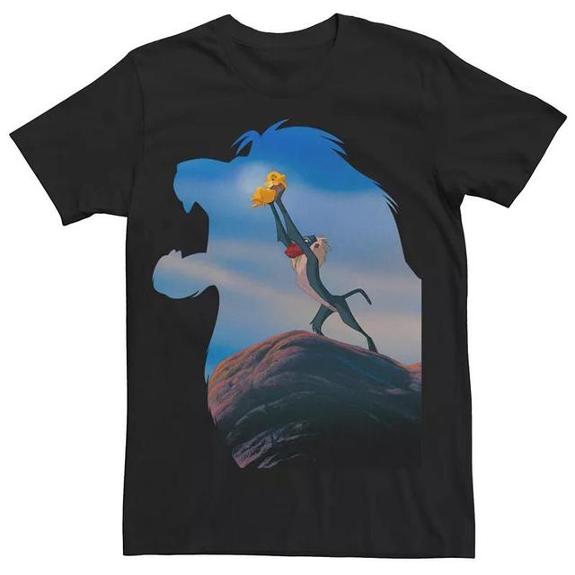 Mens Disneys The Lion King Mufasa Color Fill Rafiki Holding Simba Tee Product Image