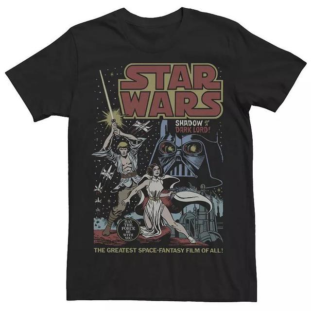 Mens Star Wars Shadow of A Dark Lord Poster Graphic Tee Product Image