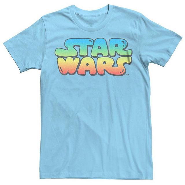 Mens Star Wars Gradient Bubble Logo Graphic Tee Product Image