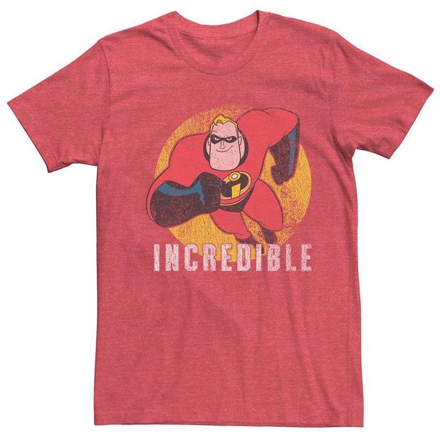 Mens Disney / Pixar The Incredibles Mister Incredible Run Distress Tee Product Image