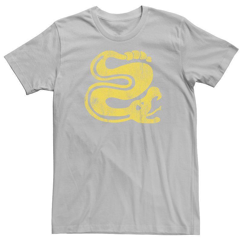 Mens Hidden Temple Yellow Snake Distressed Stamp Tee Product Image