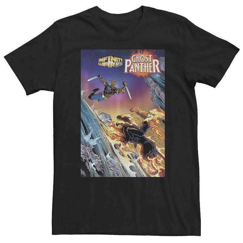 Big & Tall Marvel Ghost Panther Killraven Comic Cover Tee, Mens Product Image