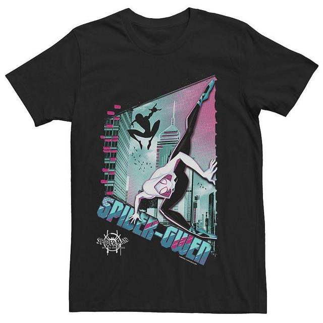 Mens Marvel Spiderverse Spider-Gwen City Pose Graphic Tee Product Image