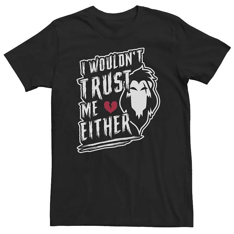 Big & Tall Disney Villains I Wouldnt Trust Me Either Tee, Mens Product Image