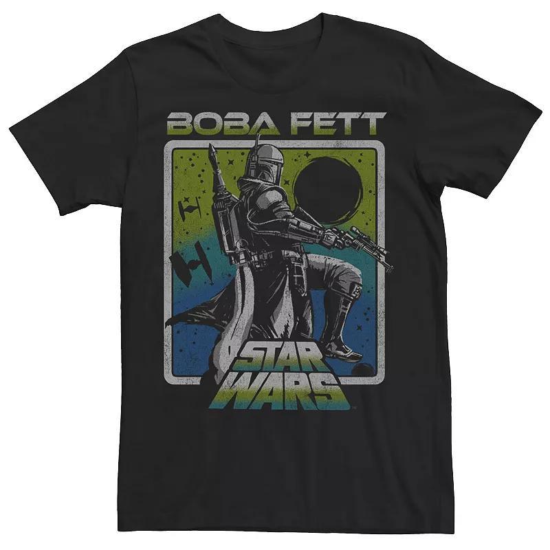 Mens Star Wars Boba Fett Boxed Sunset Tee Product Image