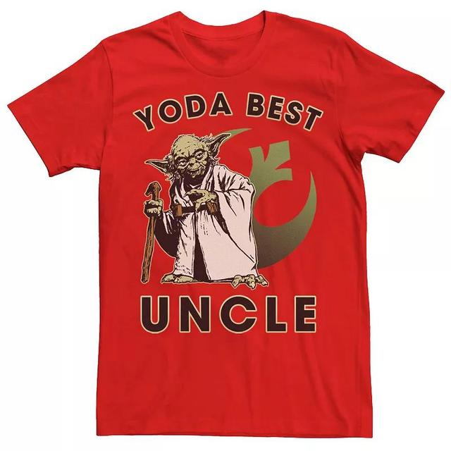 Mens Star Wars Yoda Best Uncle Rebel Logo Tee Product Image