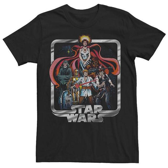 Mens Star Wars Classic Comic Group Tee Product Image