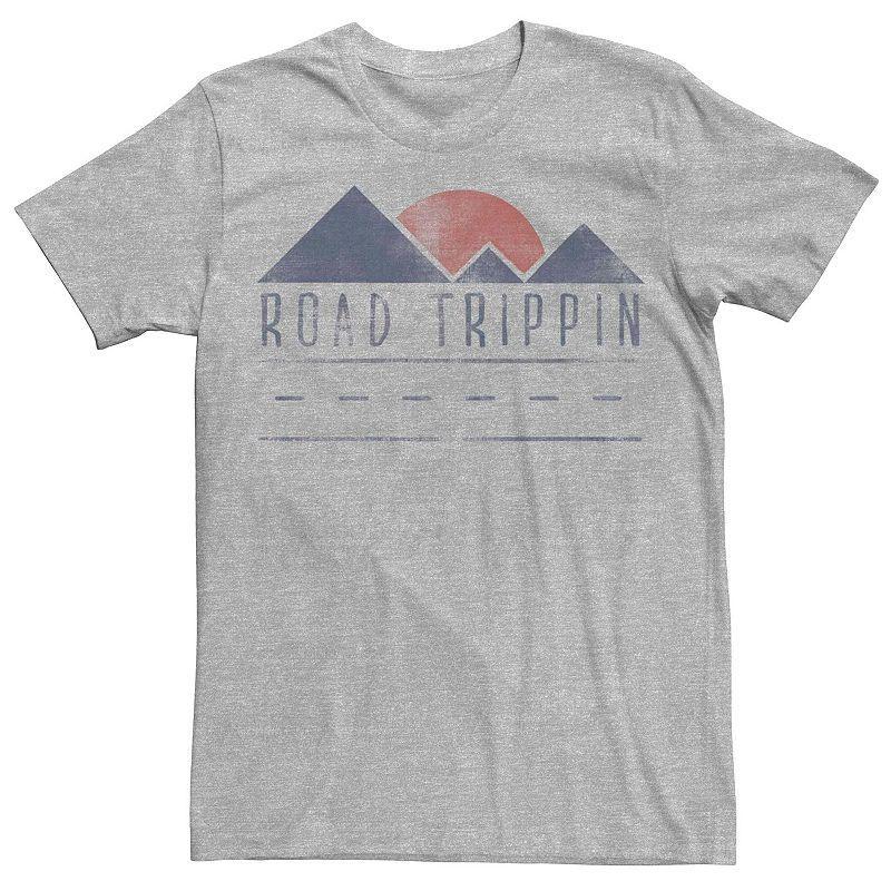 Mens Road Trippin Graphic Tee Athletic Grey Product Image